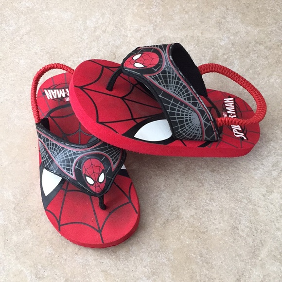 Marvel Spider-Man Fleece House Shoes Slippers Boys Kids Toddler Size 7//8 M NWT
